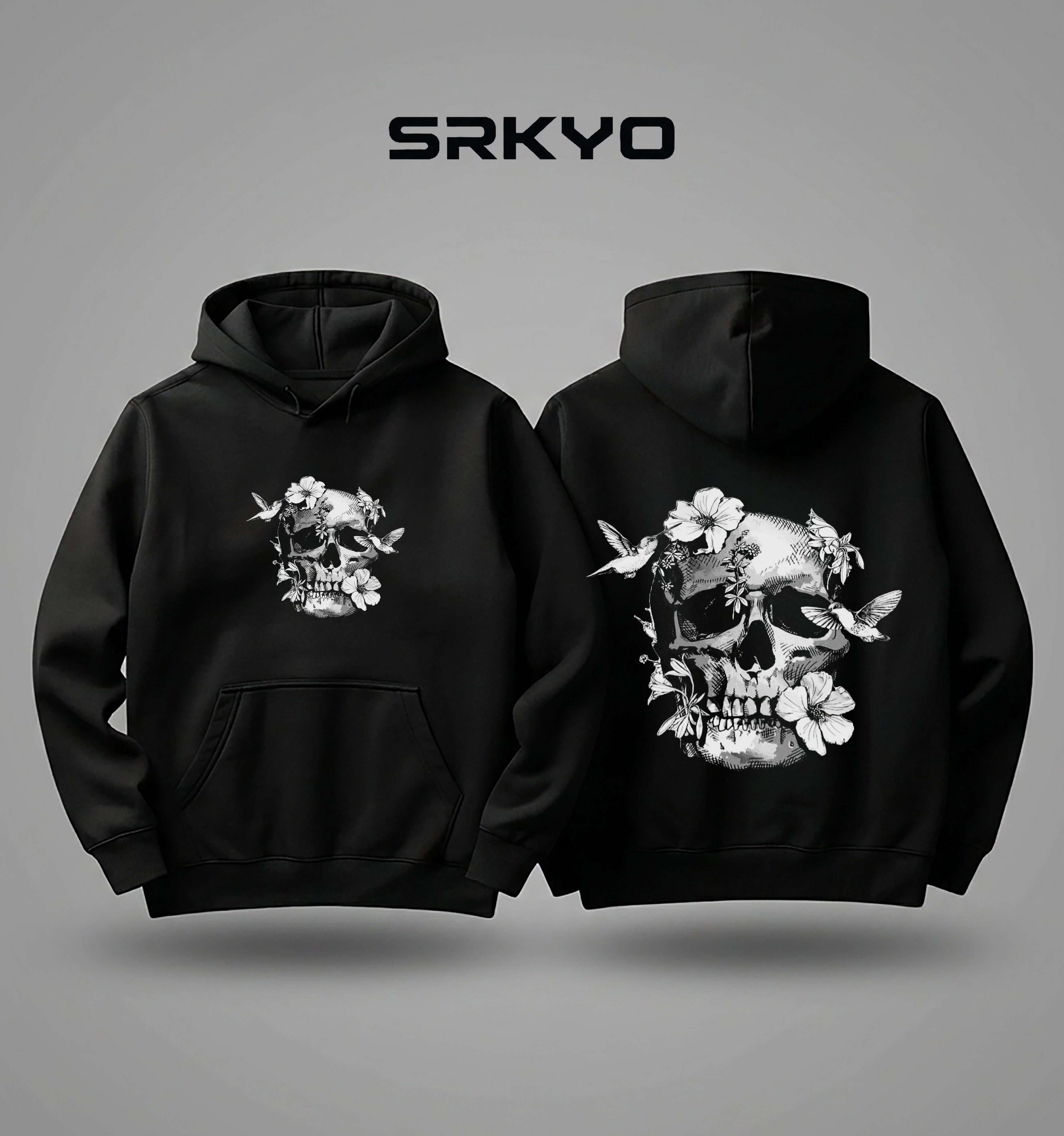 PHANTOM BLOOM Blackout Hoodie