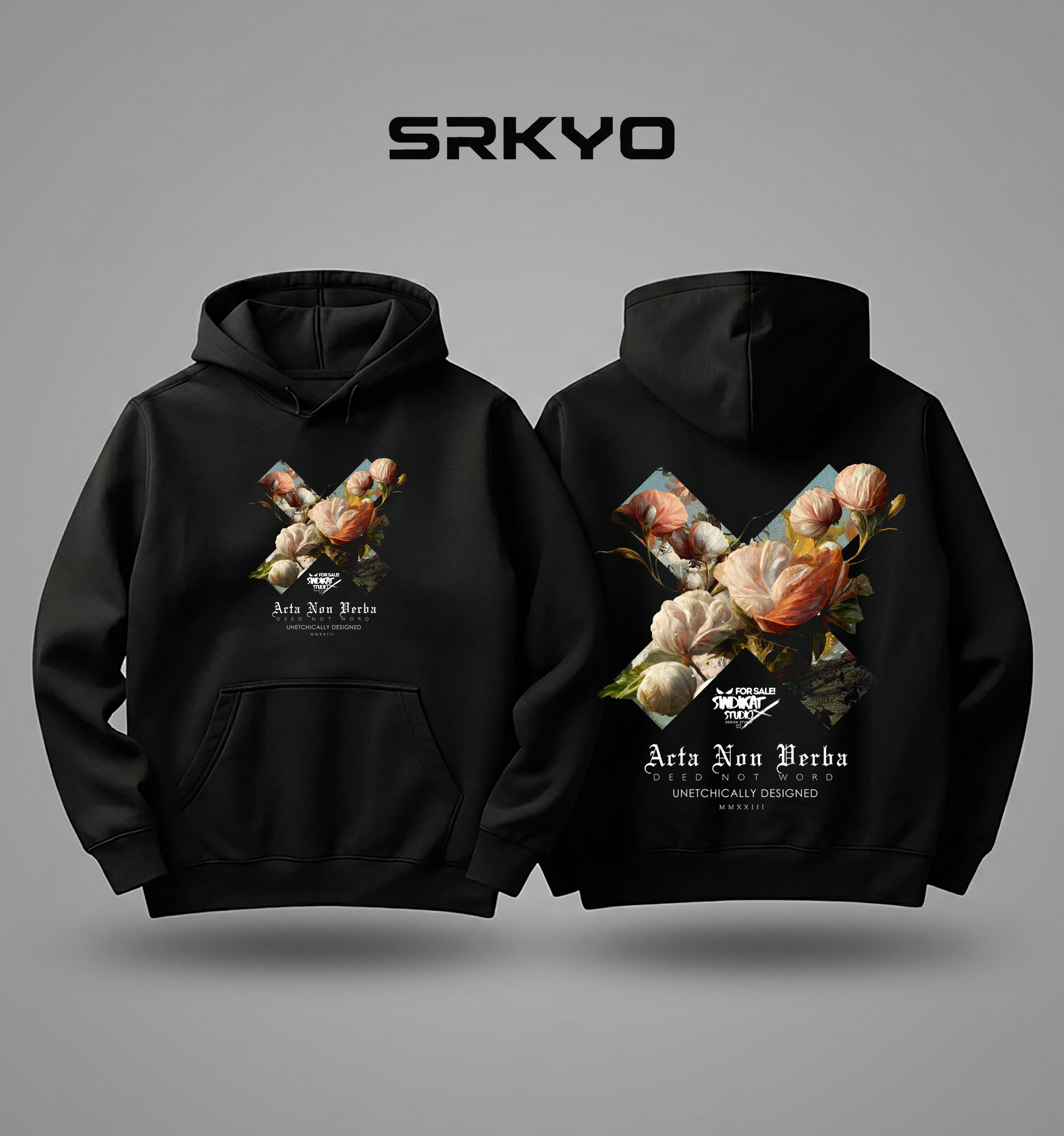 VELVET FLORA Blackout Hoodie
