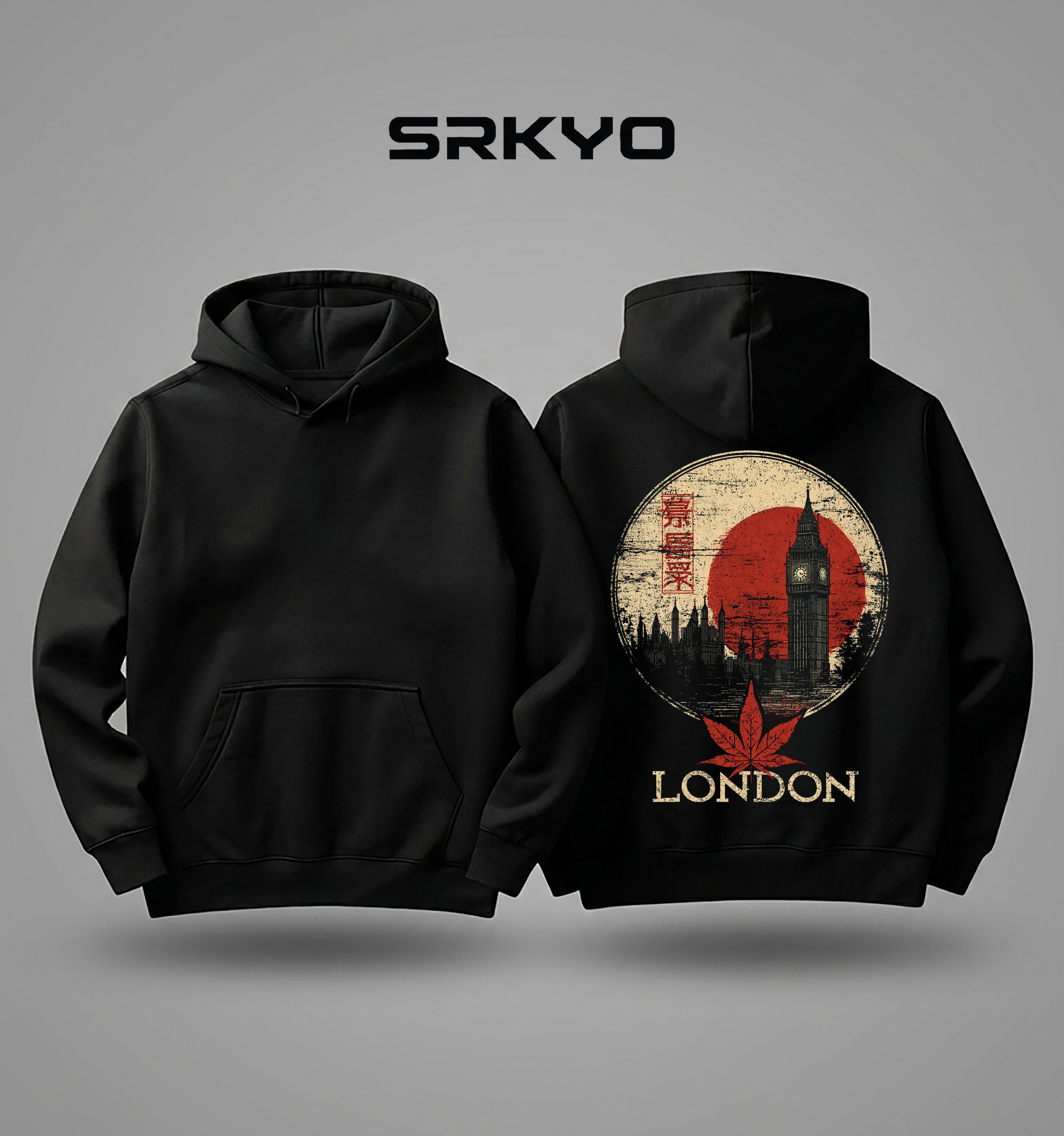 LONDON NOIR Blackout Hoodie