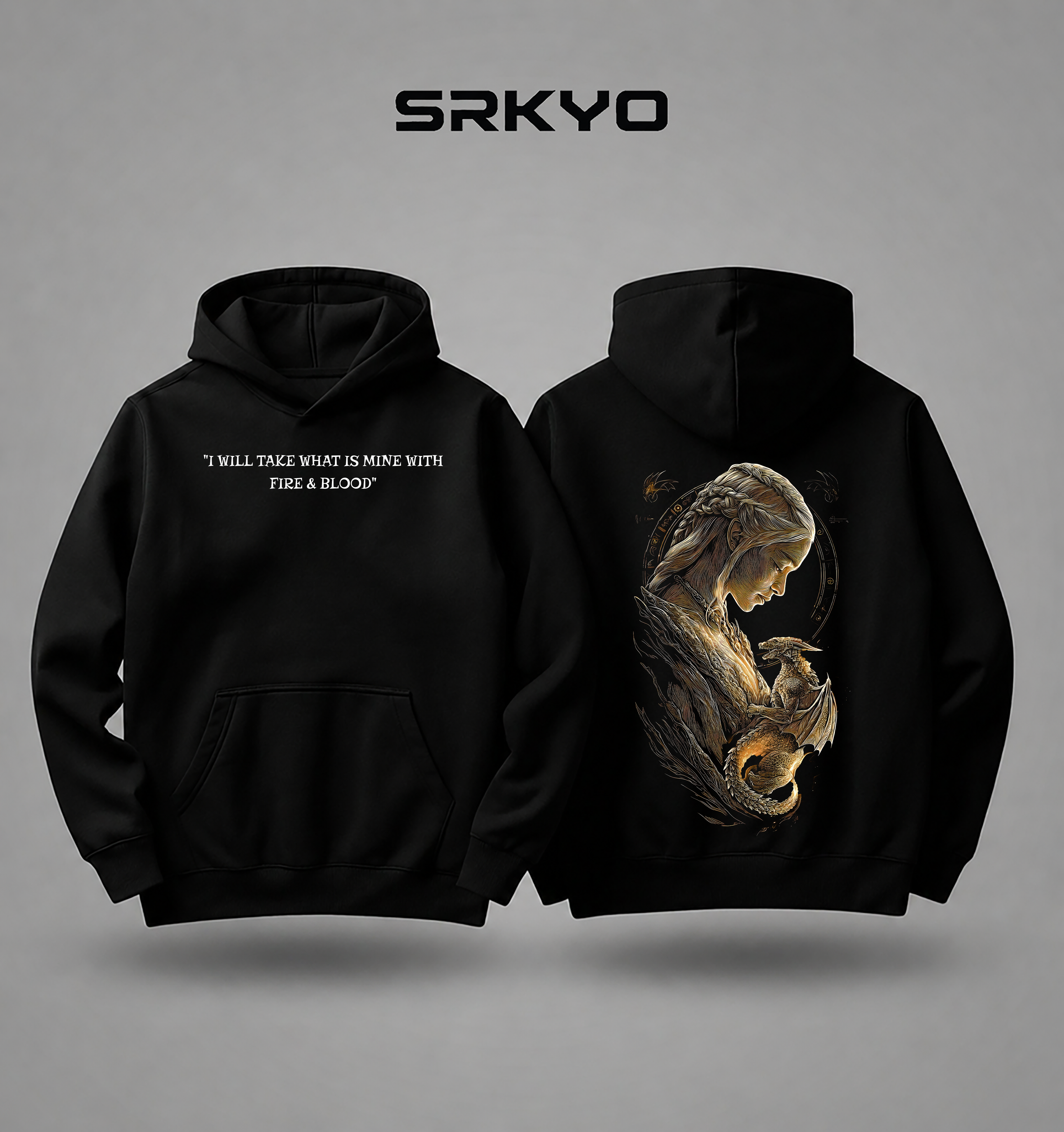 DRAGON QUEEN Blackout Hoodie