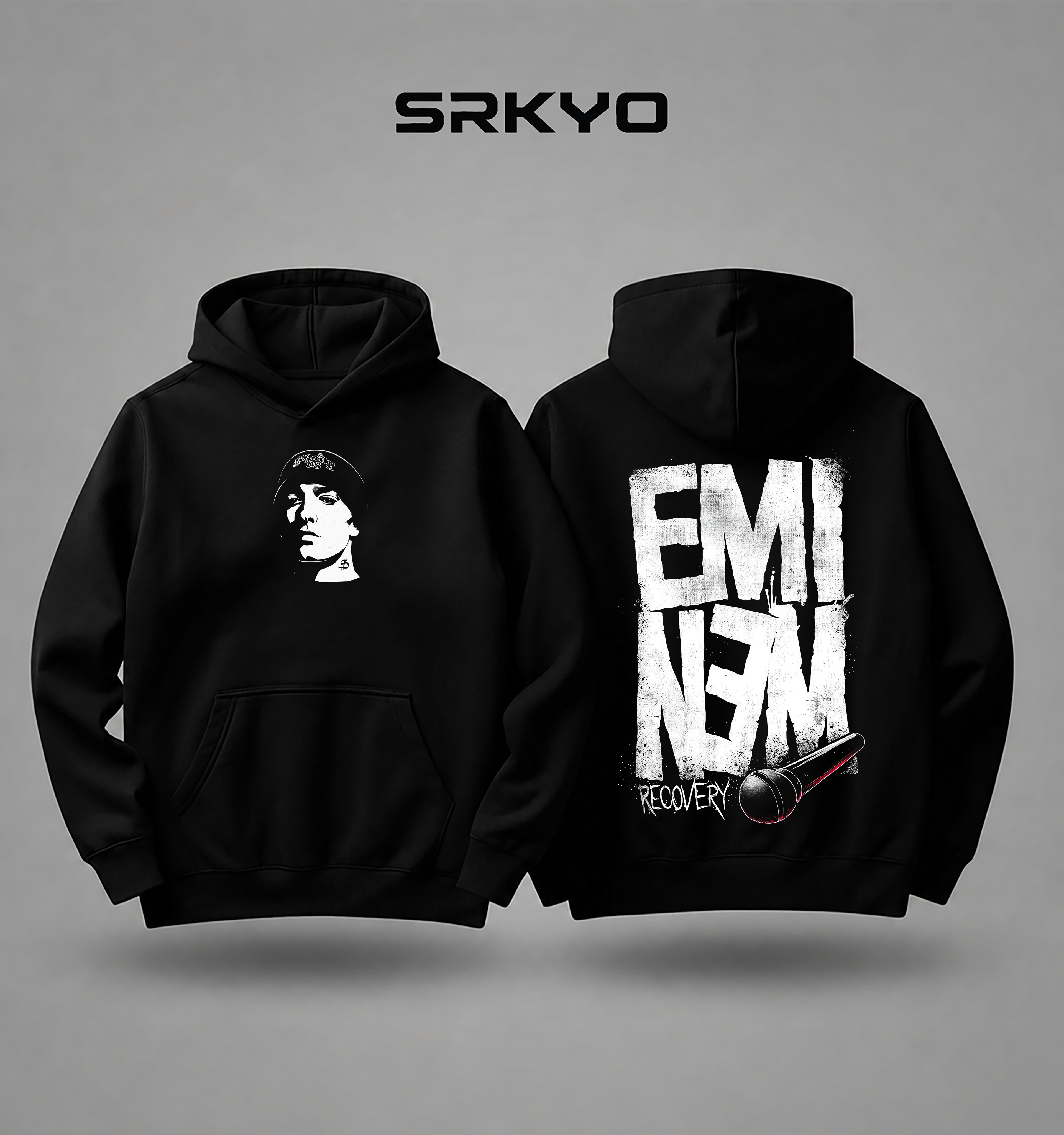 DETROIT SHADOW Blackout Hoodie